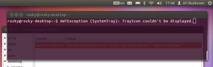Ubuntu: SystemTray not supported