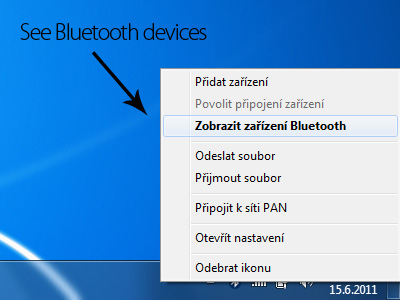 See Bluetooth devices